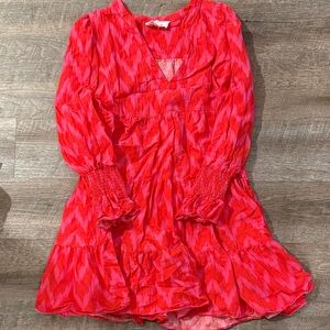 Tuckernuck Pomander Place Hot Pink Ikat Kenzo Dress